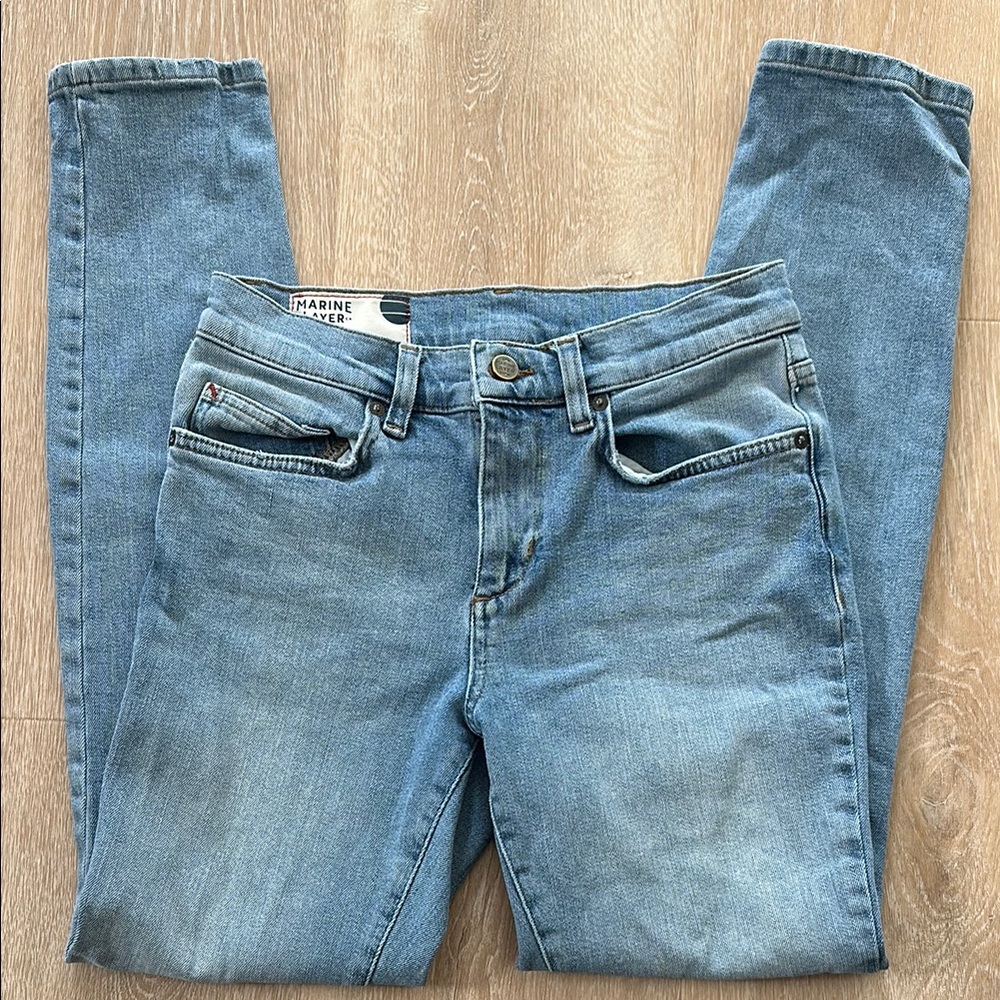 Marine Layer Men’s Slim Jeans - Light Blue Denim